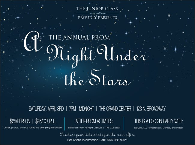 Star Theme Flyer Product Front