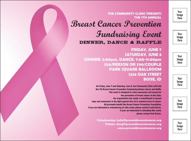 Pink Ribbon Flyer Product Front