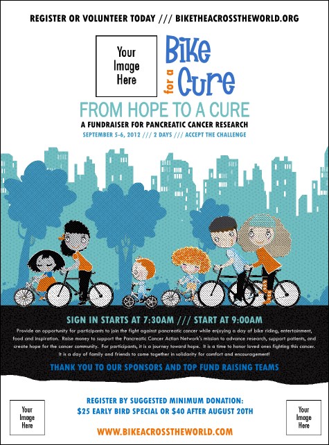 Bike for a Cause Flyer Product Front