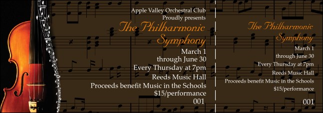 Symphony Ticket