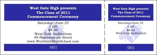 Graduation General Admission Ticket 004