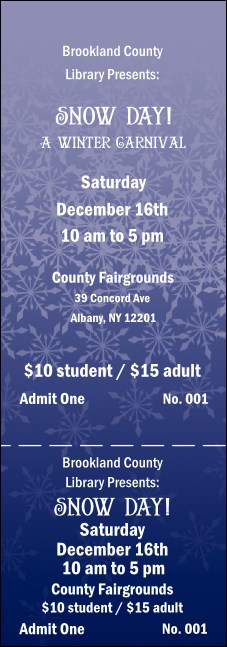 Blizzard General Admission Ticket