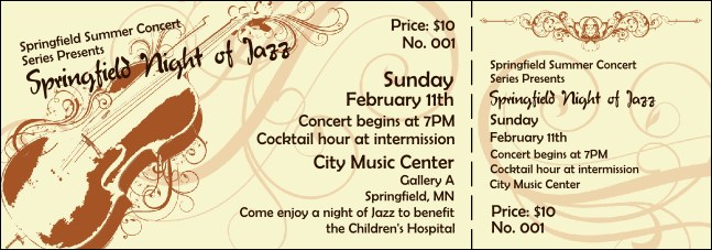 Concert Series Ticket 001