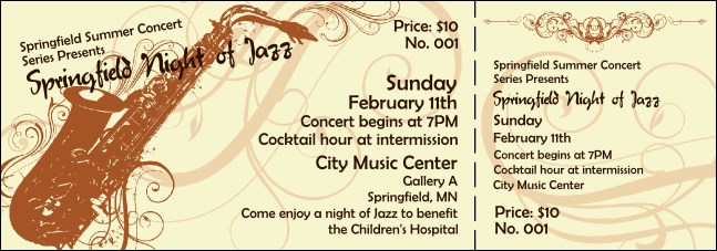 Concert Series Ticket 003