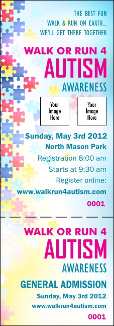 Autism Awareness Event Ticket