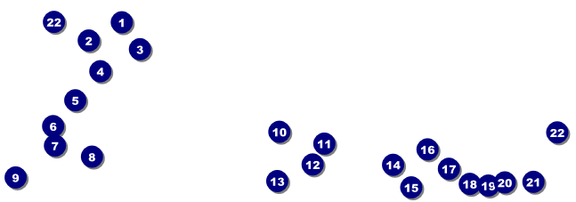 MMA Main Event Ticket (Blue) Front Field Markers