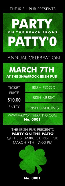 St. Patrick's Day Plaid Event Ticket