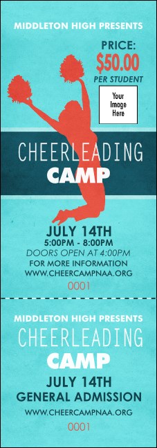 Cheerleading Jump Event Ticket