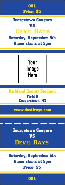 Sports Ticket 005 Product Front