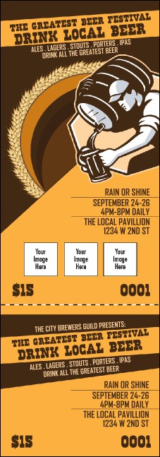 Beer Festival Artisan Event Ticket