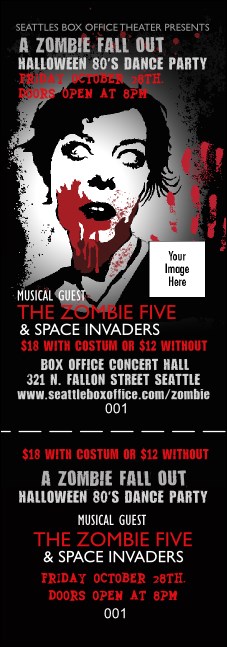 Zombie Woman General Admission Ticket Product Front