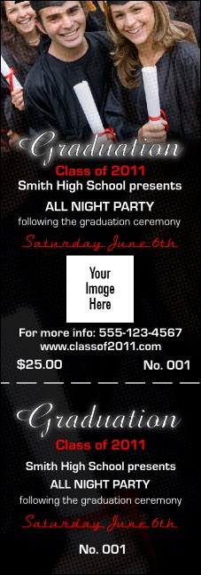 Graduation Diploma General Admission Ticket Logo