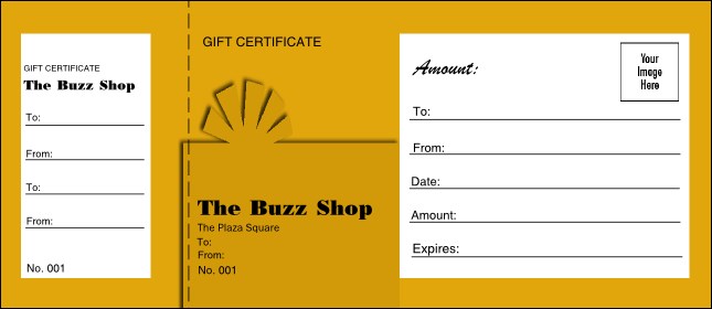Present Gift Certificate 003 Product Front
