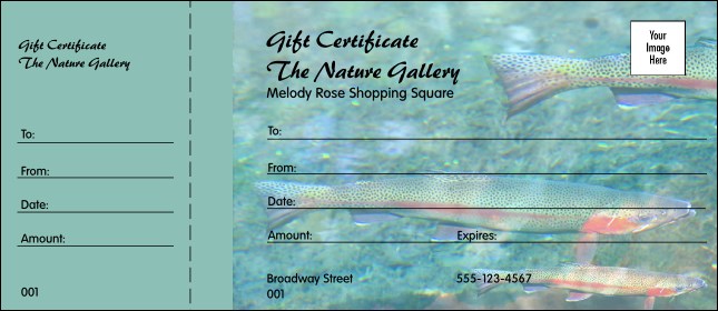 Nature Series - Trout Gift Certificate