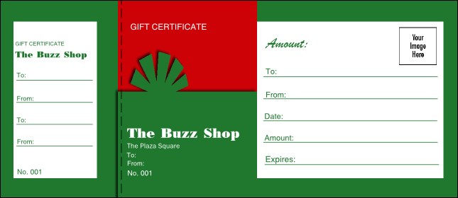 Present Gift Certificate 006 Product Front
