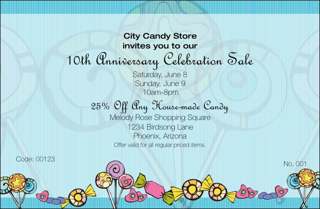 Candy Coupon 2 Product Front
