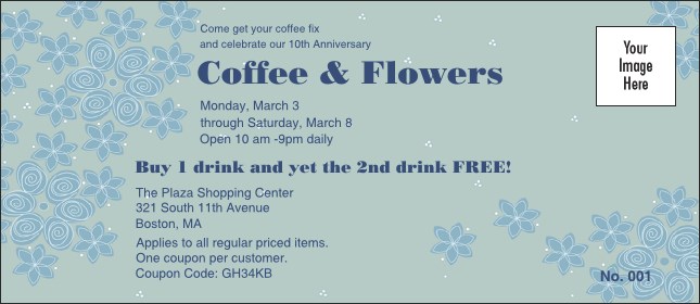 Country Flowers Coupon 2