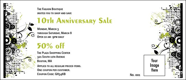 Fashion Show Coupon 2 Product Front