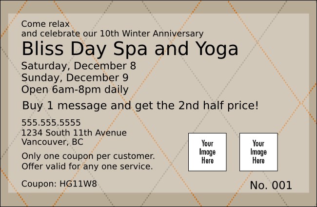 Argyle Coupon 2
