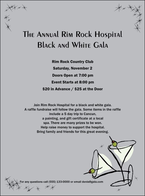 Gala Flyer