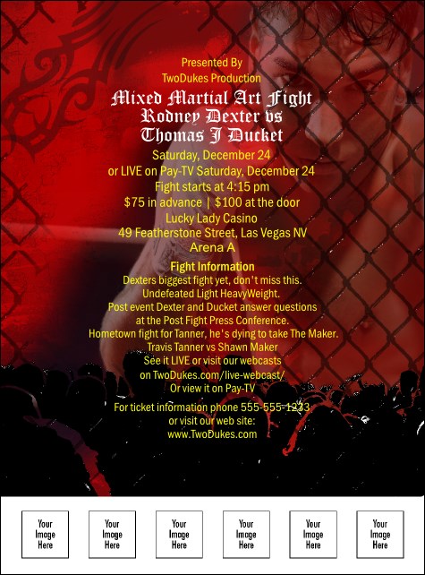 Mixed Martial Arts Flyer