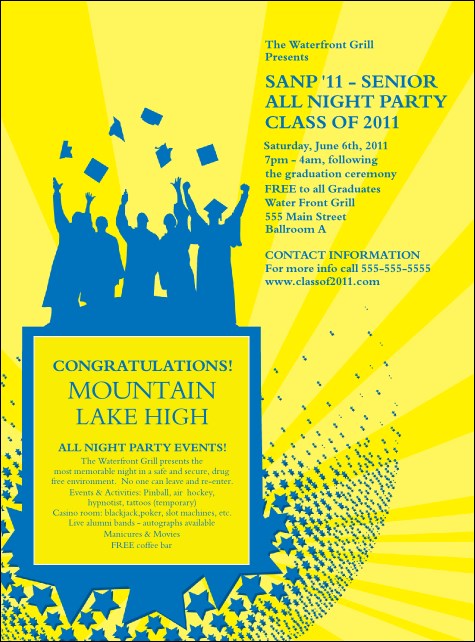 Bright Ideas Graduation Flyer Logo