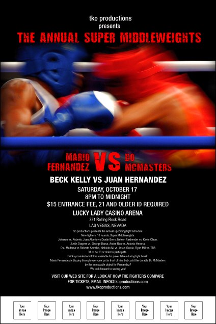 Boxing Poster Product Front