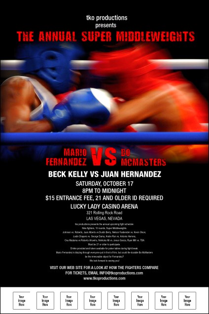 Boxing poster