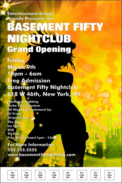 Nightclub Yellow Poster Product Front