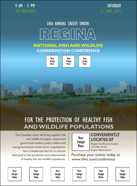 Regina Logo Flyer Product Front