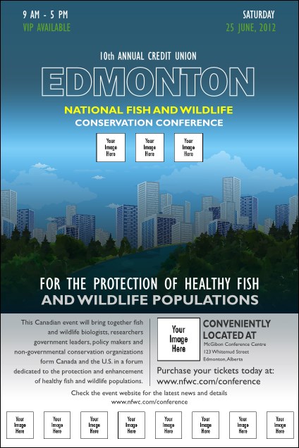 Edmonton Logo Poster Product Front