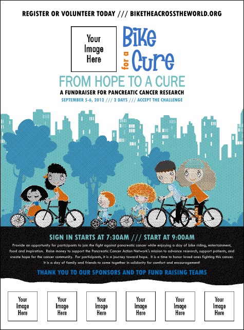 Bike for a Cause Logo Flyer