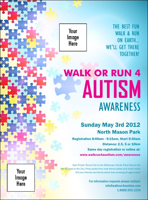 Autism Awareness Flyer Product Front