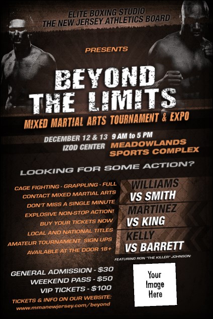 MMA Main Event Poster (Brown)