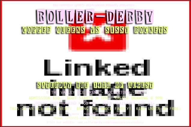 Roller Derby Legs Poster