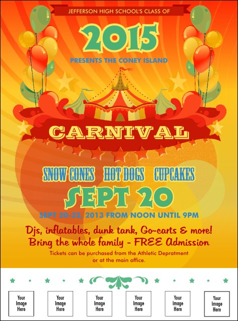 Carnival Logo Flyer Product Front