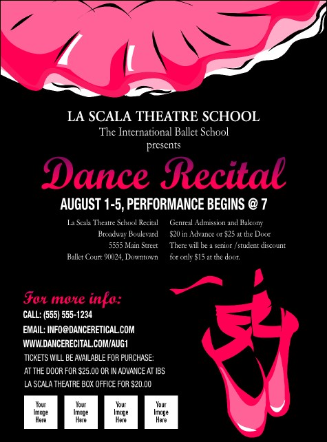 Dance Recital Flyer