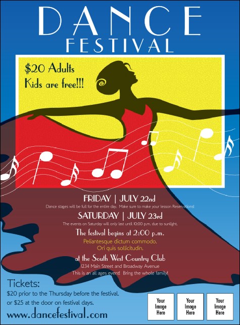 Dance Festival Flyer