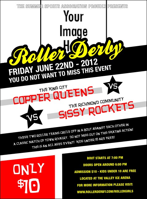 Roller Derby Passing Star Flyer