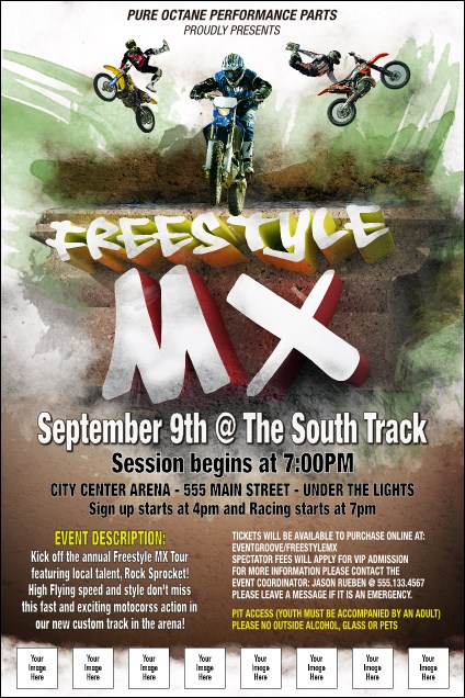Freestyle MX Logo Poster Product Front