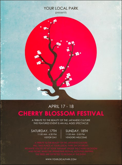 Cherry Blossom Circle Flyer
