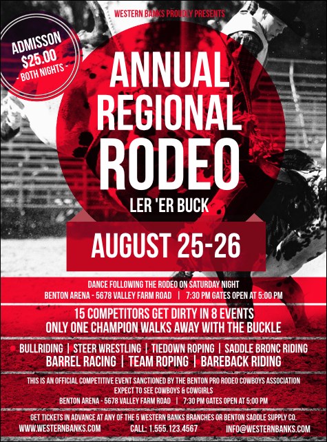 Modern Rodeo Flyer Product Front