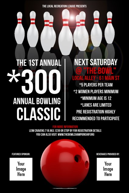 Bowling Classic Poster Product Front