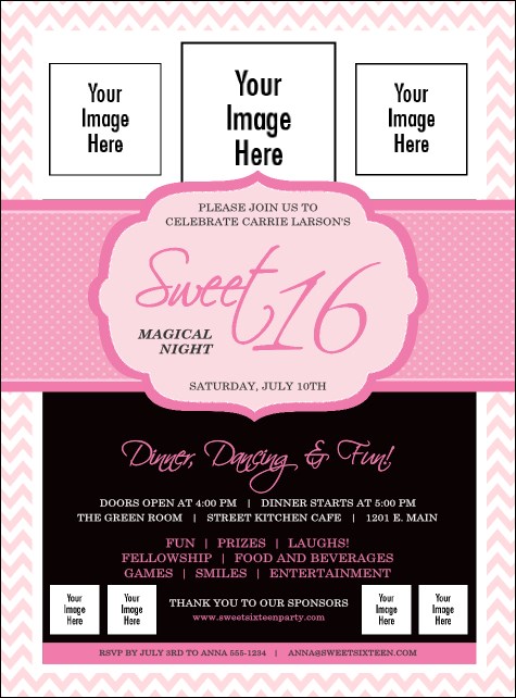 Sweet 16 Flyer