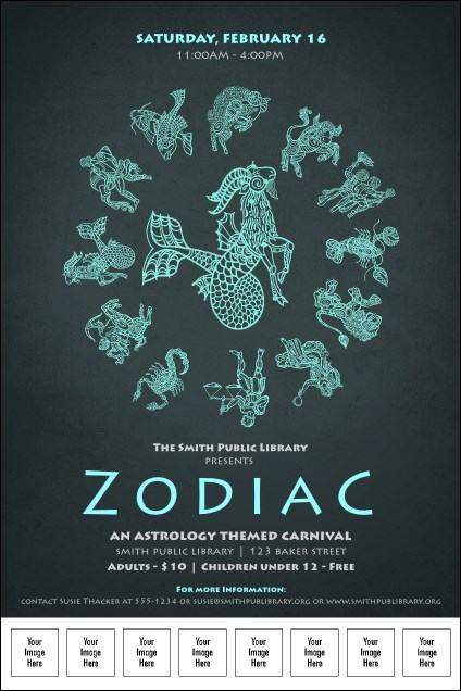 Zodiac Logo Poster
