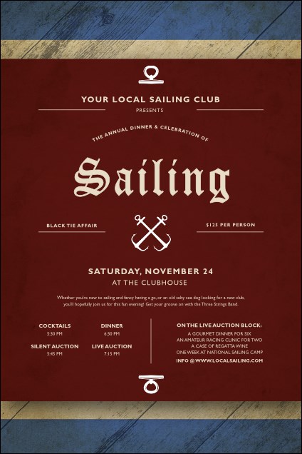 Sailing Logo Poster