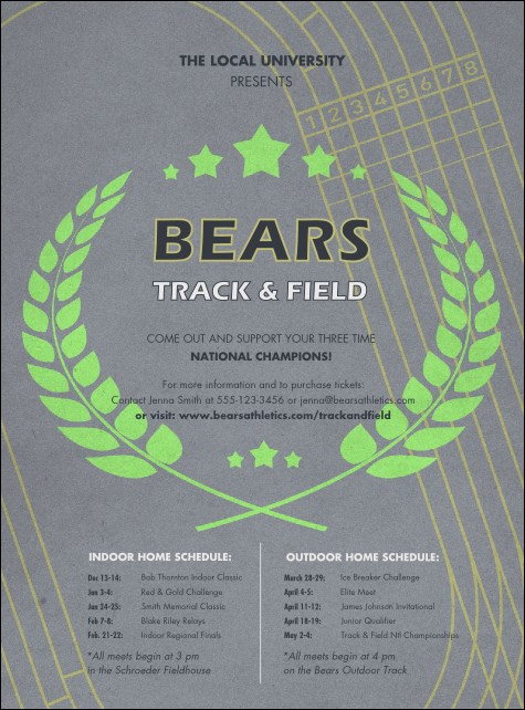 Track and Field Flyer