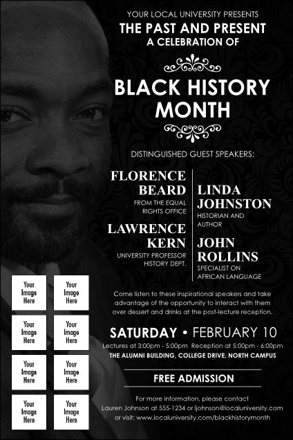 Black History Month Logo Poster Product Front