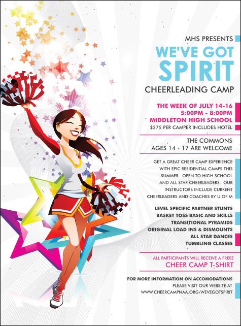 Cheerleading Spirit Flyer