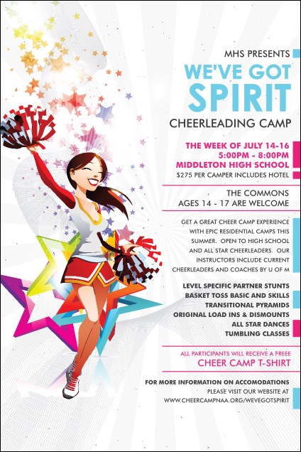 Cheerleading Spirit Poster